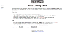 Desktop Screenshot of majorminer.org